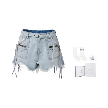 Charlie Luciano Denim Shorts Women's Blue