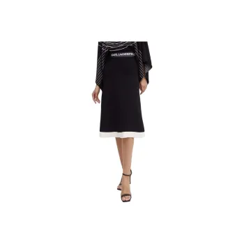 KARL LAGERFELD / Karl Lagerfeld Jeans Flared Knit Skirt
