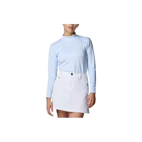 Under Armour UA Armor Golf Clothing Women's Rain Cloud Blue White