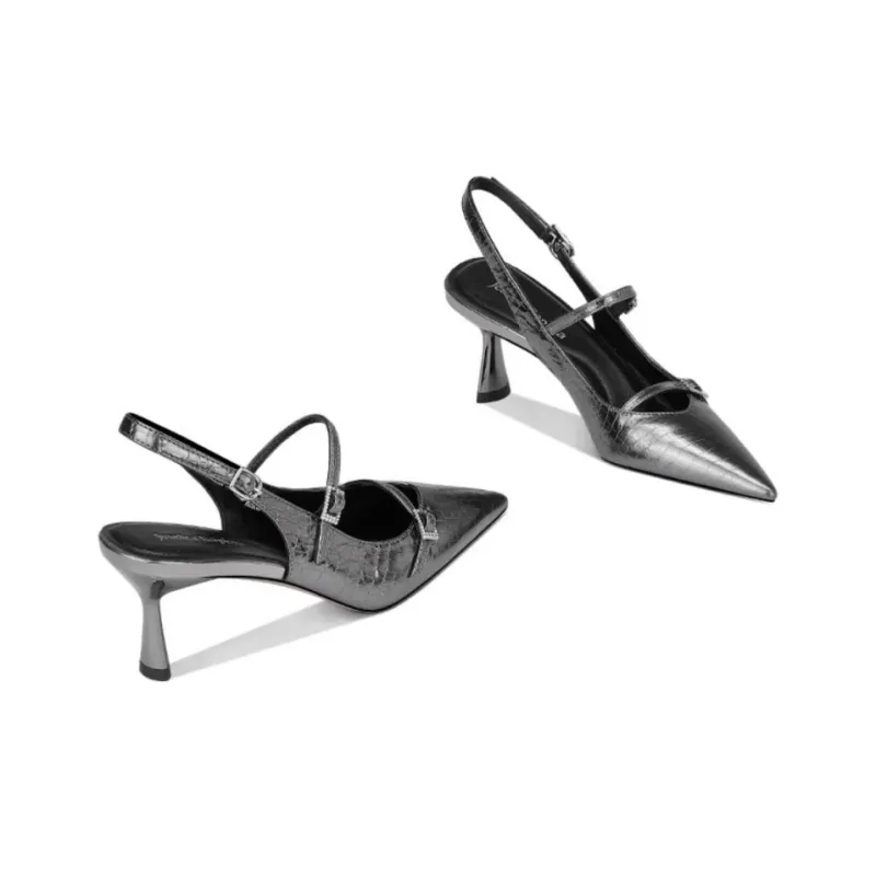 JESSICA SOPHIA Slim Heel High Heels 6cm Women's-4