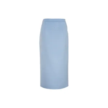 BESIONIA FW24 Casual Long Skirts Women's Blue
