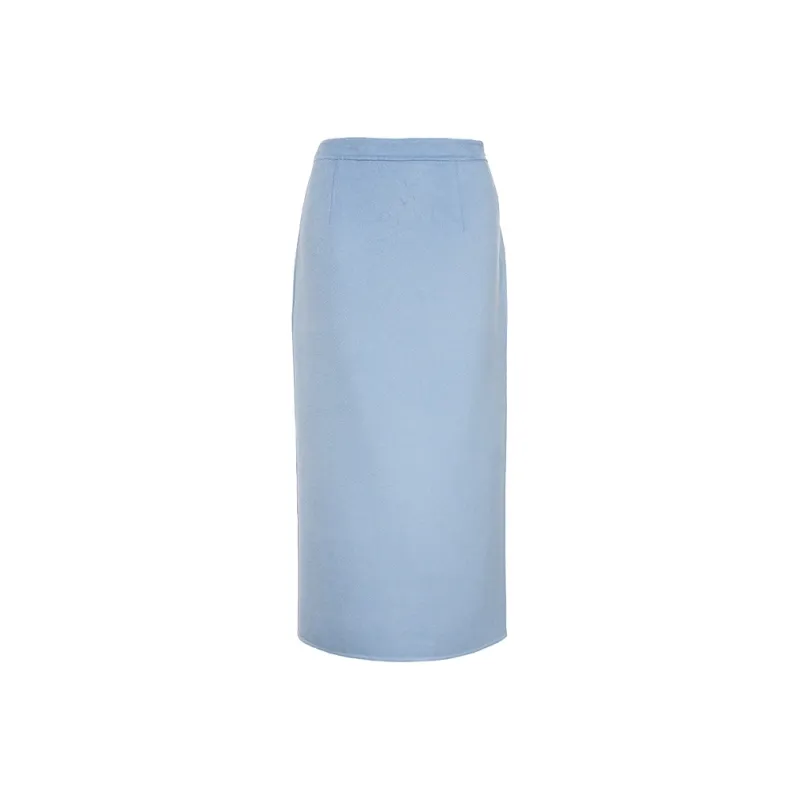 BESIONIA FW24 Casual Long Skirts Women's Blue-0