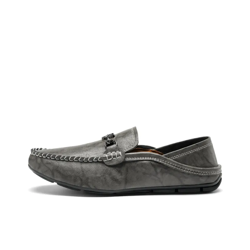 BAGE Gommino Loafers Unisex Brown-0