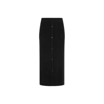 CALVIN KLEIN Casual Long Skirt Women's Black