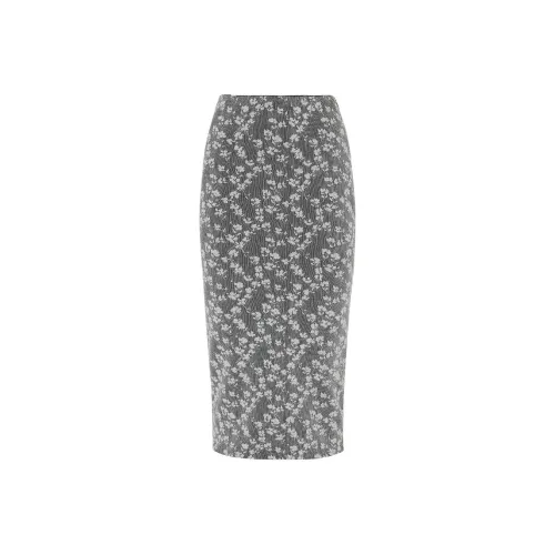 FENDI Floral jacquard Midi Skirt