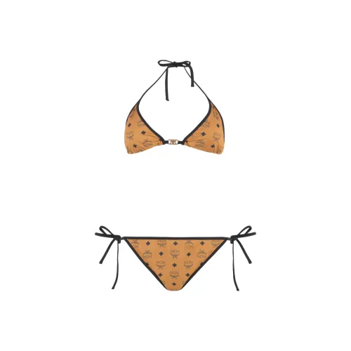 MCM Monogram print Strappy Bikini