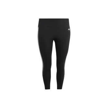 Adidas Train Essentials 3 Stripes High Waisted Sports Pants Women's Black