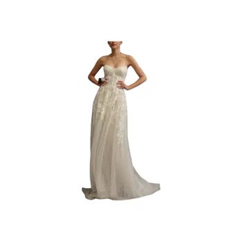 Gemy Maalouf Evening Dress Women's White