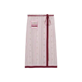 GUCCI SS25 Casual Long Skirt Women's Red