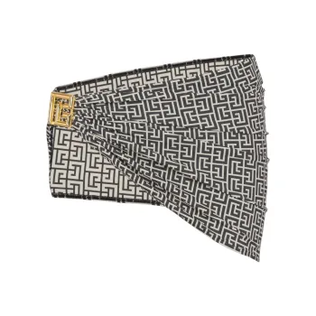 BALMAIN Wrap Skirt Women's Black