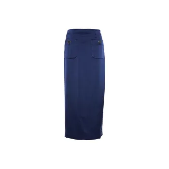 BESIONIA SS24 Casual Long Skirts Women's Royal Blue