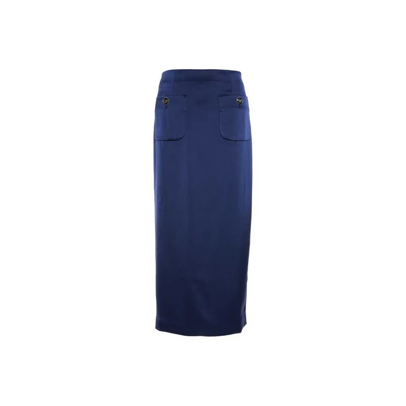 BESIONIA SS24 Casual Long Skirts Women's Royal Blue-0