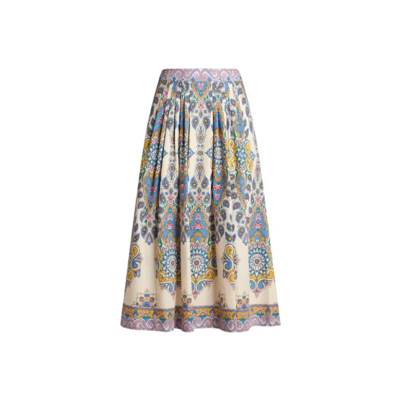 ETRO Paisley Printed Midi Skirt-0