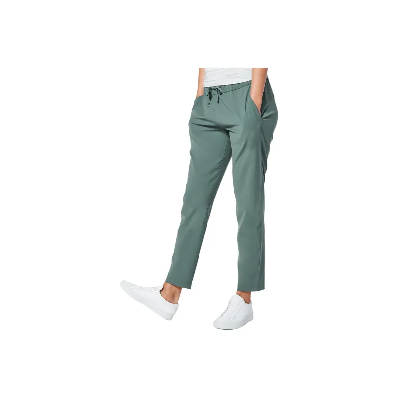 Lululemon On The Fly Athletic Trousers Women's Zinc Green-0