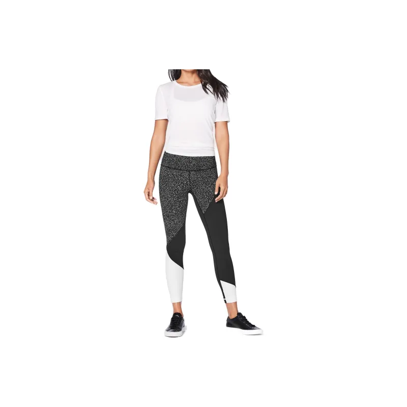 Lululemon Wunder Under Athletic Trousers Women's Black White-0
