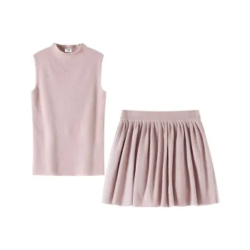 HTMEME Skirt Set Women's Purple