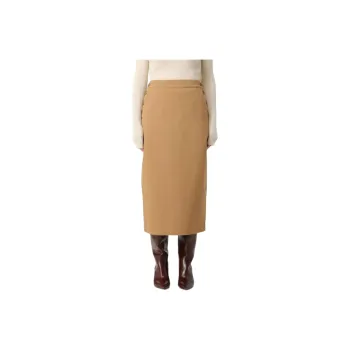 MaxMara Cresta Button Detailed Midi Skirt