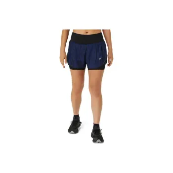 Asics ROAD ALL OVER PRINT 2-N-1 3.5IN SHORT Sports Shorts Women's Midnight