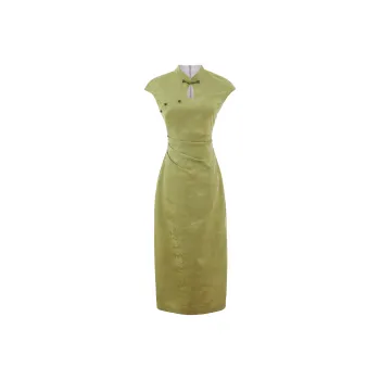 Blovelan Cheongsam Women's Chinese Style Green