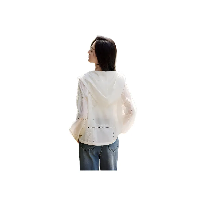 Mo Han Yi Mei SS24 Jackets Coats Women's Natural White-0