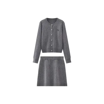 KUHNMARVIN Skirt Set Women's Light Gray