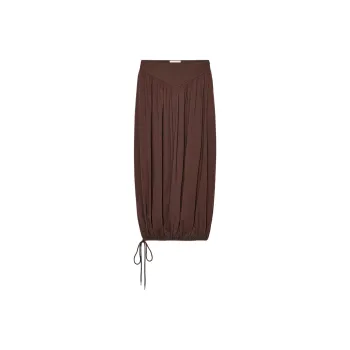 ZARA Casual Long Skirt Women's Chocolate