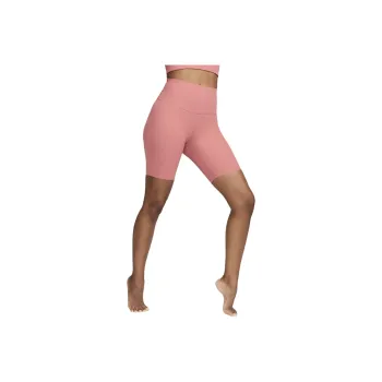 Nike Zenvy Rib Women's Gentle-Support High-Waisted 8' Biker Shorts