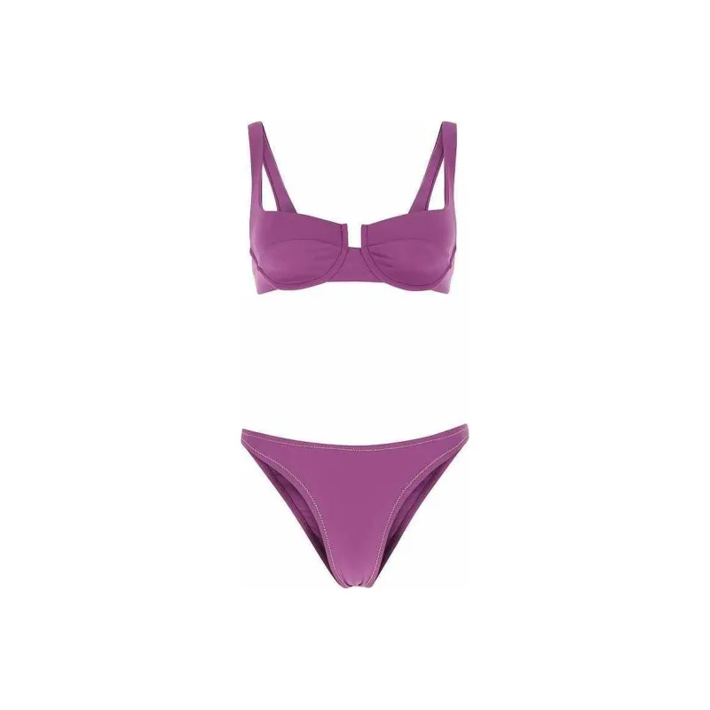REINA OLGA Brigette Sleeveless Bikini Set-0