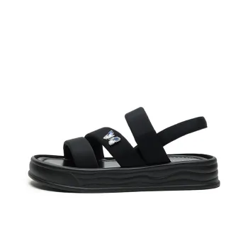 JOSINY One Strap Sandals Women's Black