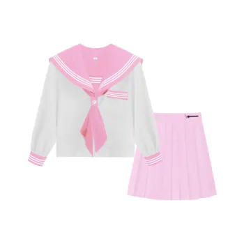 CHENGNANSHIZHONGYI Skirt Set Women's Pink White