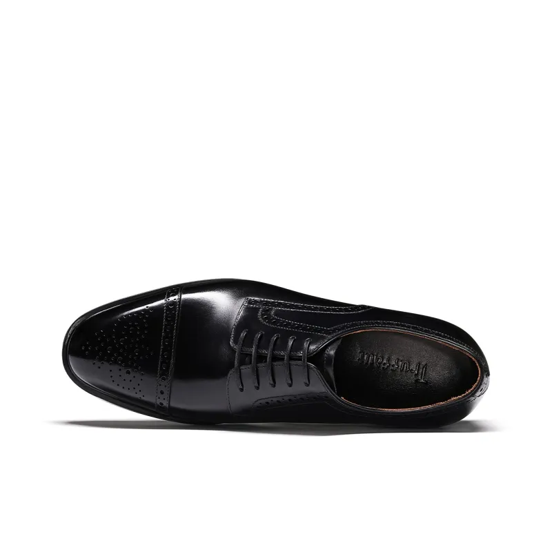 TRUFFAUT Museum Leather Derby Shoes Dress Shoes Men's-8