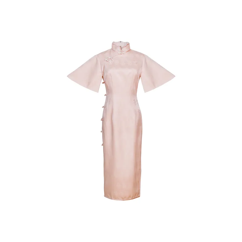 Clothes Cut By Time Cheongsam Women's Pink-0