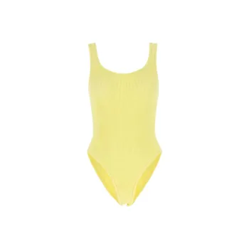 REINA OLGA Ruffled Strapless Swimsuit