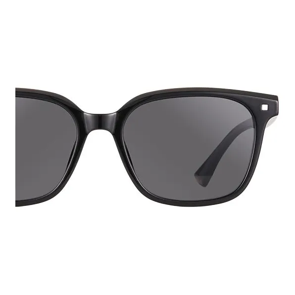 CDG Play Plate Square Sunglasses Unisex Black-2