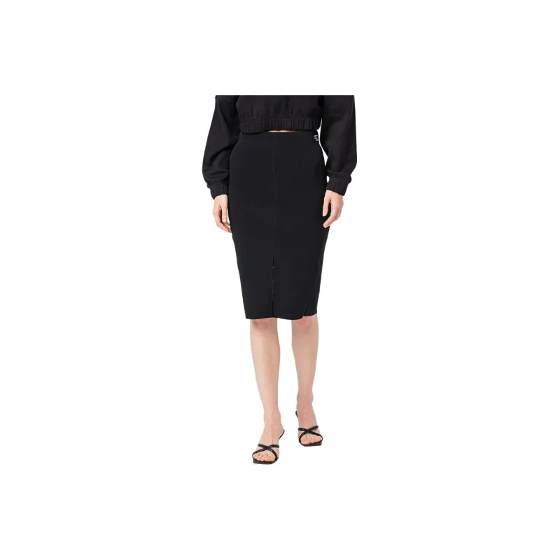 CALVIN KLEIN Casual Long Skirt Women's Black-0
