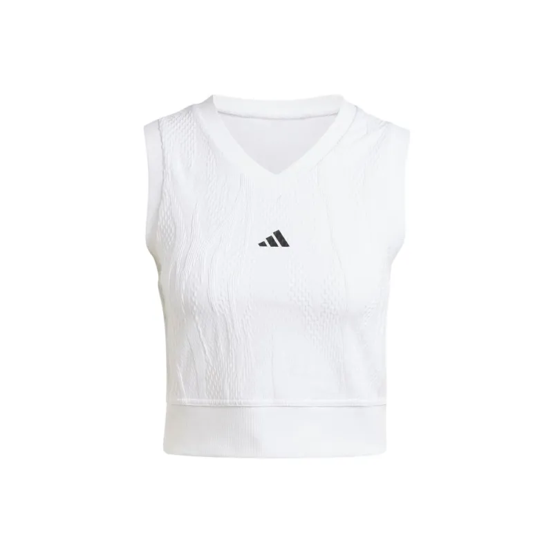 Adidas Free Shipping With AdiClub Tennis Pro Aeroready Crop Top-0