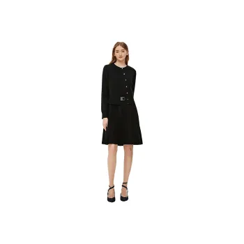 GOELIA Two Piece Skirt Sets Women's Black