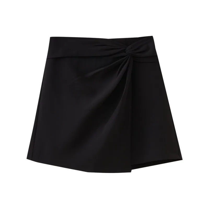 SHUIYUNJIAN Casual Short Skirts Women's Black-0