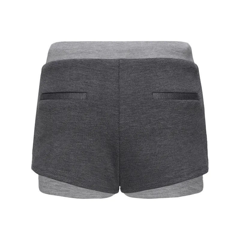 APEA Casual Shorts Women's Gray-1