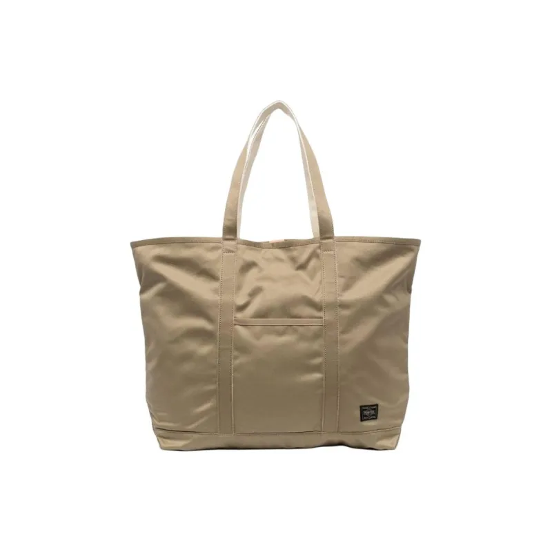 PORTER Cotton Tote Bag Shopping Bag Handbag Shoulder Bag Men's Beige-0