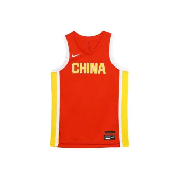Nike Chinese Women's Basketball Team Olympic Series Basketball Jerseys Women's Comet Red/Travel Yellow