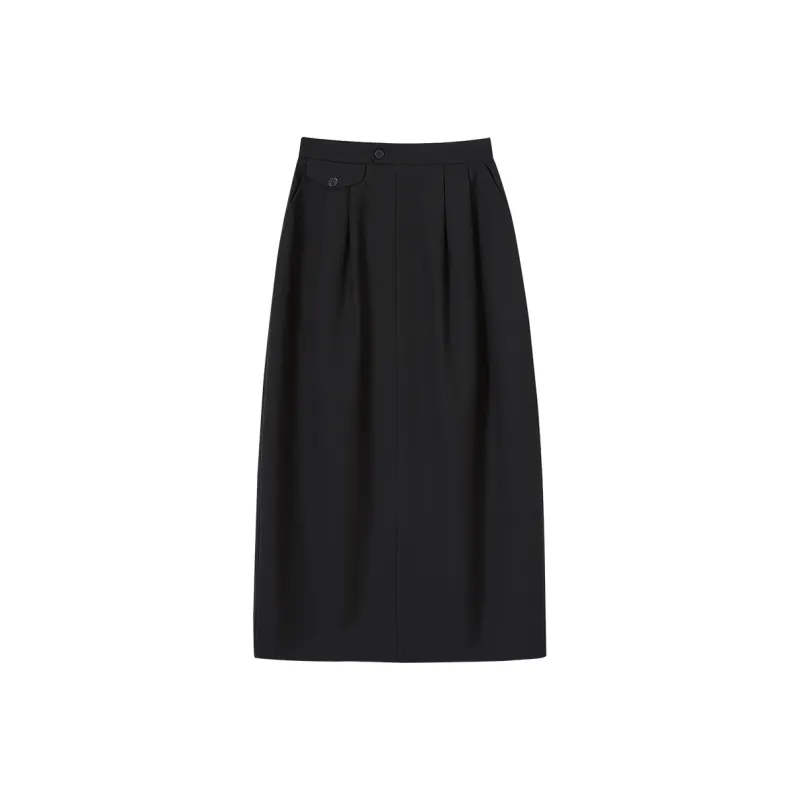 TOUCH Casual Long Skirt Women's Black-0
