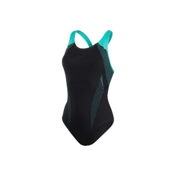 Speedo Placement Laneback One-piece Swimsuit Women's Marine Blue