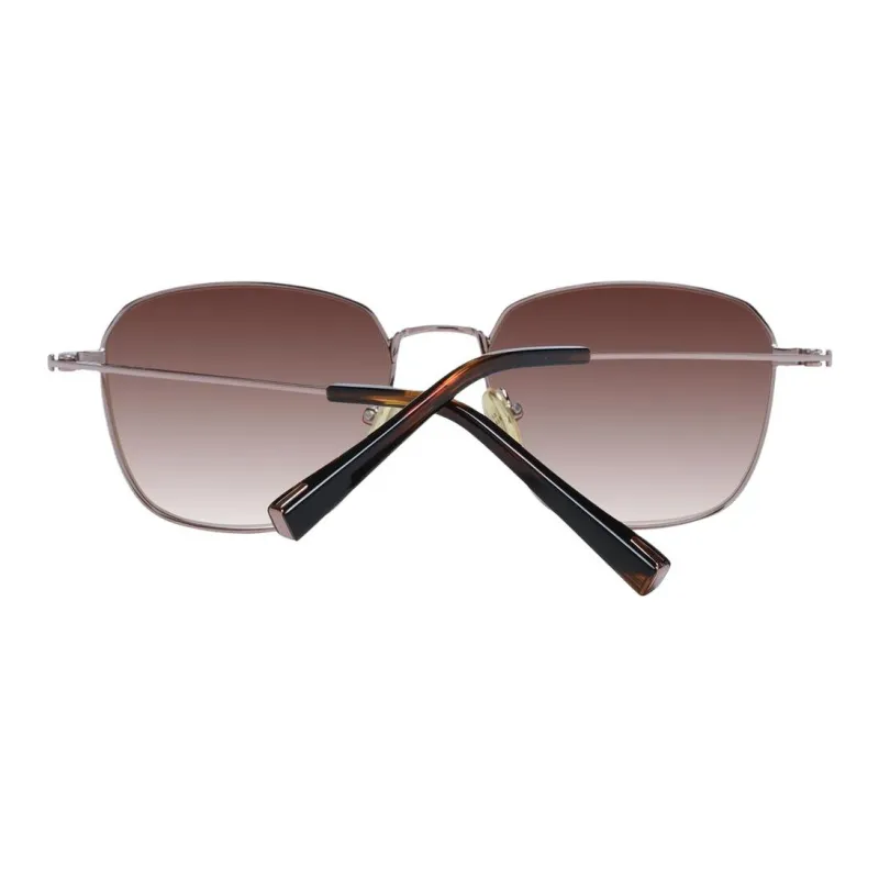 Ted Baker Stainless Steel Square Sunglasses Men's Tortoiseshell-2