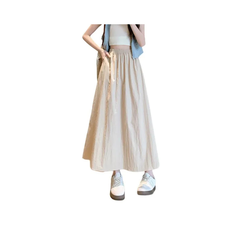 Lulifama Casual Long Skirt Women's-4