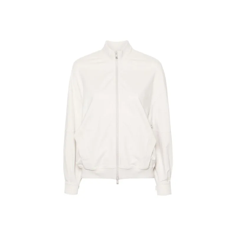 Brunello Cucinelli Long Sleeved Zip-Up Sweatshirt-0