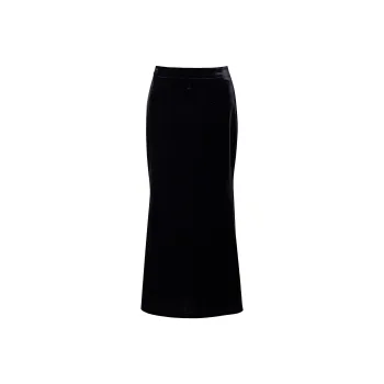 ROEYSHOUSE Casual Long Skirt Women's Black