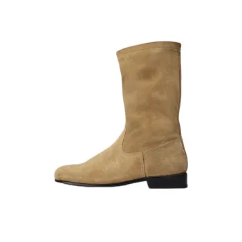 Lemaire Anatomic Ankle Boots Men's Beige