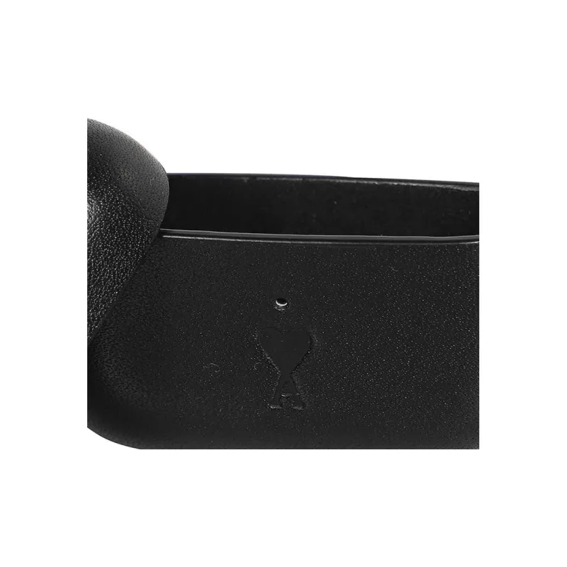 AMIPARIS Leather Earphone Case Women's Black-4