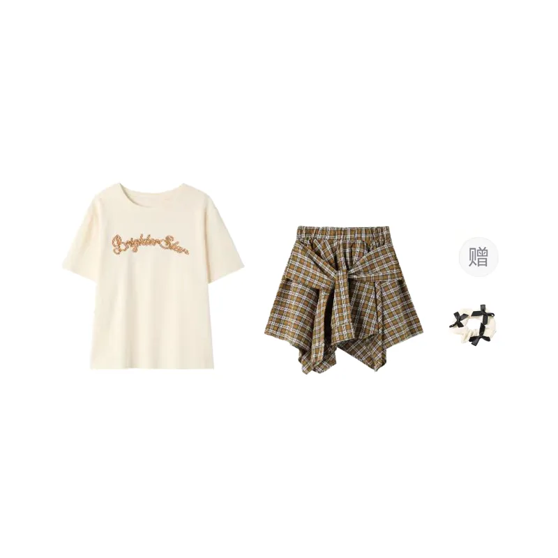 TORIGHT Two Piece Skirt Sets Women's-0
